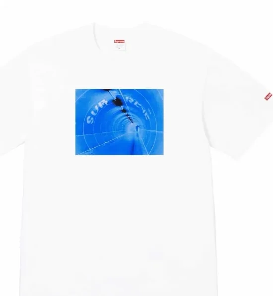 Tunnel Time Tee White and Black SS24 T-shirt Short Tunnel Space S-XL Sleeve 0630